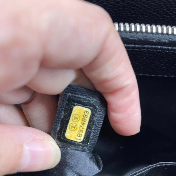 100% Authentic CHANEL GST Black Caviar Tote Bag - Picture 15 of 15